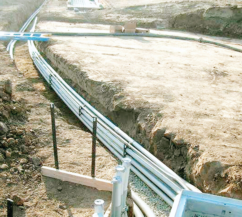 अंडरग्राउंड बिजली व्यवस्था